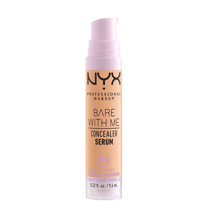 slide 1 of 6, NYX Professional Makeup Bare With Me Serum Concealer - 0.32 fl oz - 06 Tan, 0.32 fl oz