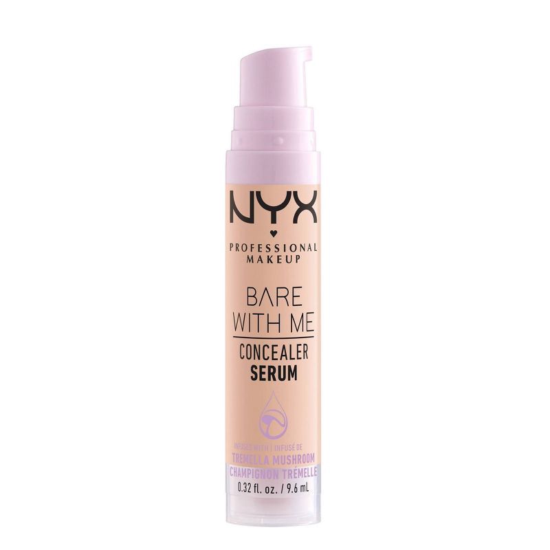 slide 1 of 6, NYX Professional Makeup Bare With Me Serum Concealer - 0.32 fl oz - 02 Light, 0.32 fl oz