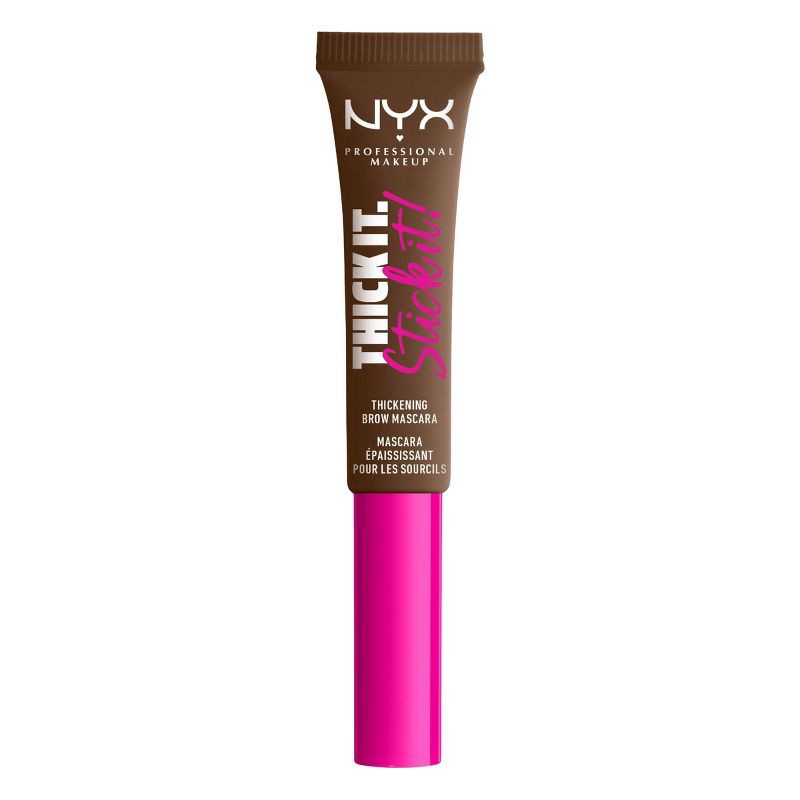 slide 8 of 8, NYX Professional Makeup Thick It Stick It Brow Gel Mascara - Brunette - 0.23 fl oz, 0.23 fl oz