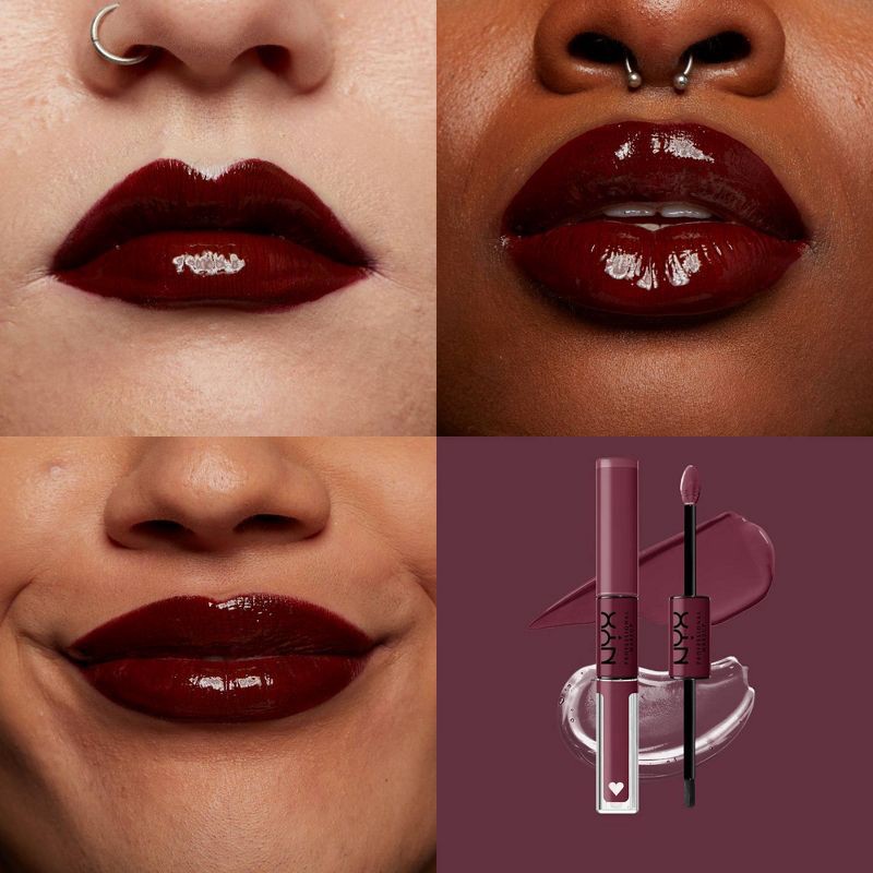 slide 7 of 7, NYX Professional Makeup Shine Loud Vegan High Shine Long-Lasting Liquid Lipstick - In Charge - 0.22 fl oz, 0.22 fl oz