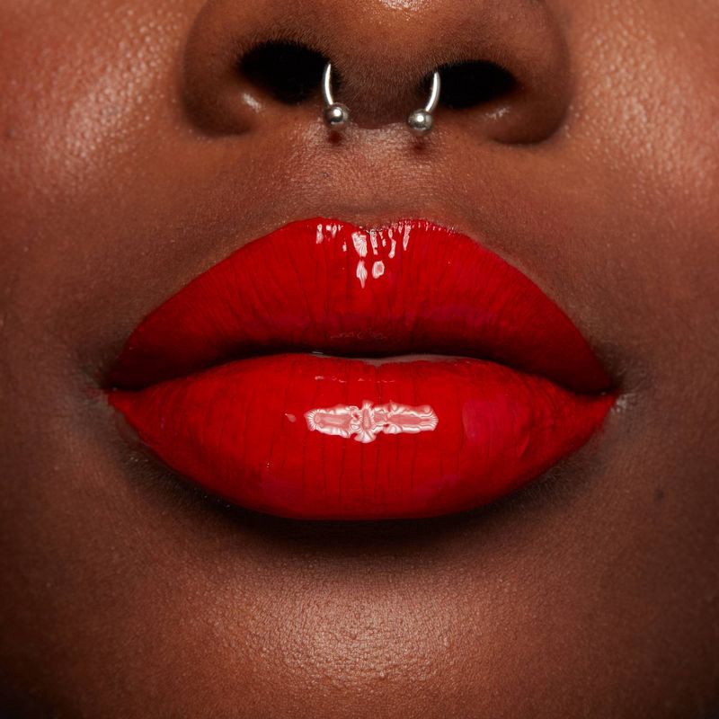 slide 5 of 7, NYX Professional Makeup Shine Loud Vegan High Shine Long-Lasting Liquid Lipstick - Rebel In Red - 0.22 fl oz, 0.22 fl oz