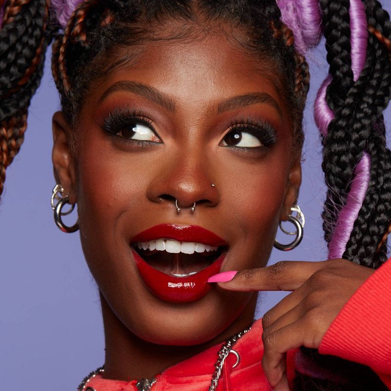 slide 7 of 8, NYX Professional Makeup Shine Loud Vegan High Shine Long-Lasting Liquid Lipstick - On A Mission - 0.22 fl oz, 0.22 fl oz