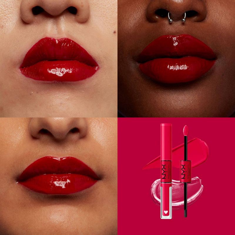 slide 8 of 8, NYX Professional Makeup Shine Loud Vegan High Shine Long-Lasting Liquid Lipstick - On A Mission - 0.22 fl oz, 0.22 fl oz