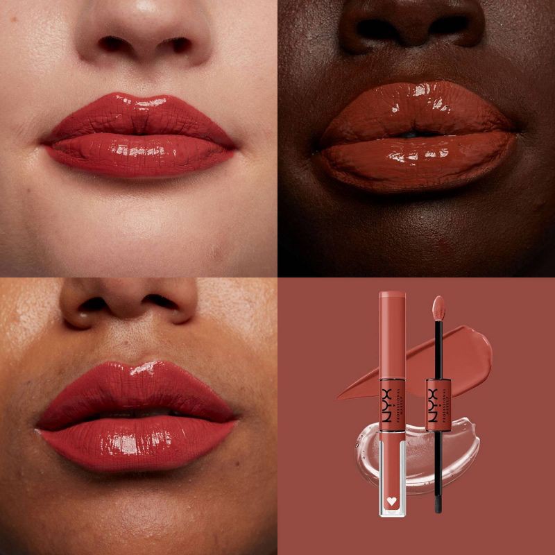 slide 7 of 7, NYX Professional Makeup Shine Loud Vegan High Shine Long-Lasting Liquid Lipstick - Life Goals - 0.22 fl oz, 0.22 fl oz
