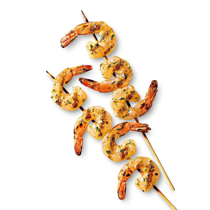 slide 3 of 3, Jumbo Tail-On, Peeled, Deveined Raw Shrimp - Frozen - 26-30ct/lb - 2lbs - Good & Gather™, 26-30 ct; 2 lb