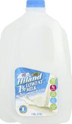 Hiland Dairy 1% Low Fat Milk, Gallon, 128 Fl Oz