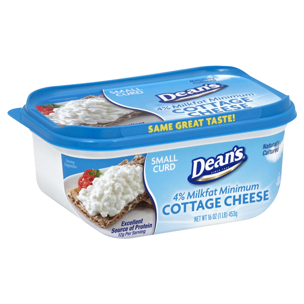 slide 1 of 1, Dean's Cottage Cheese, Small Curd, 16 oz