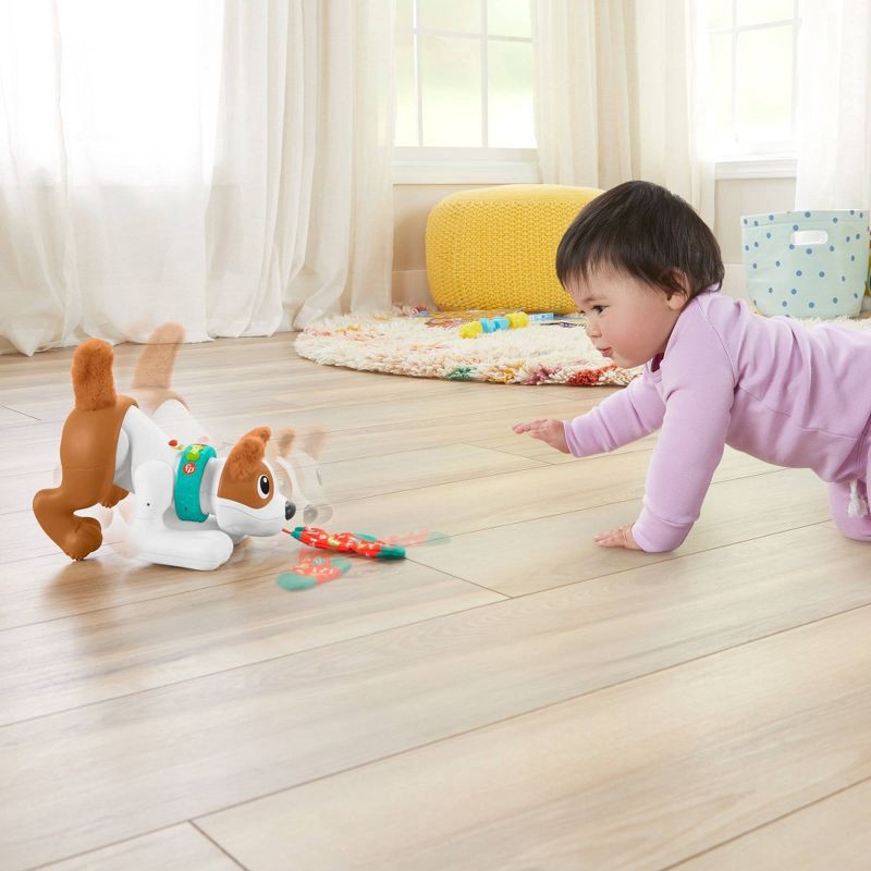 slide 5 of 6, Fisher-Price 1-2-3 Crawl with Me Puppy, 1 ct