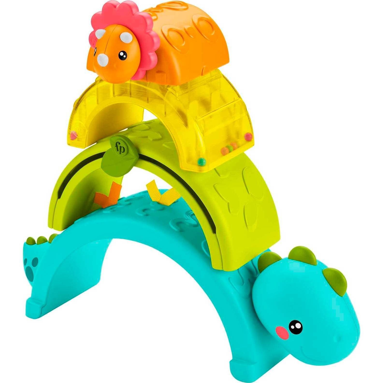 slide 1 of 6, Fisher-Price Paradise Pals Stack & Nest Dino, 1 ct