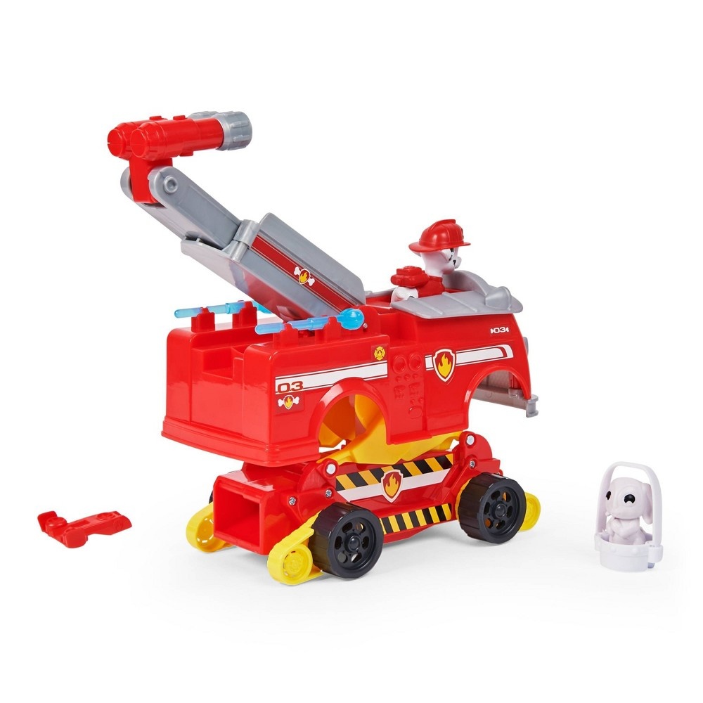 slide 5 of 8, PAW Patrol: Rise and Rescue Transforming Car with Marshall Action Figure, 1 ct