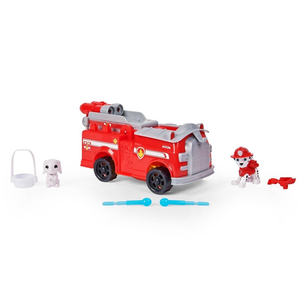 slide 6 of 8, PAW Patrol: Rise and Rescue Transforming Car with Marshall Action Figure, 1 ct