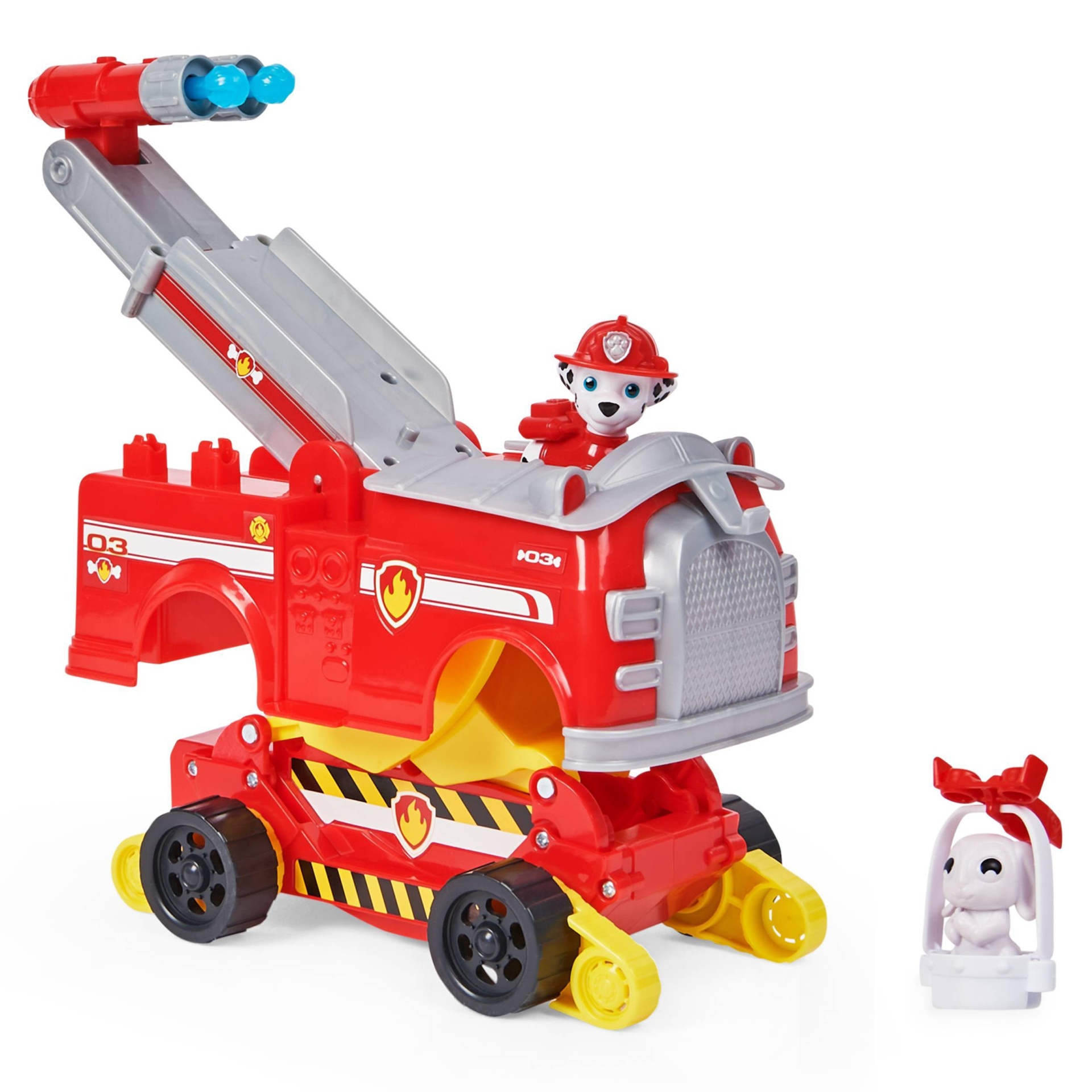 slide 1 of 8, PAW Patrol: Rise and Rescue Transforming Car with Marshall Action Figure, 1 ct