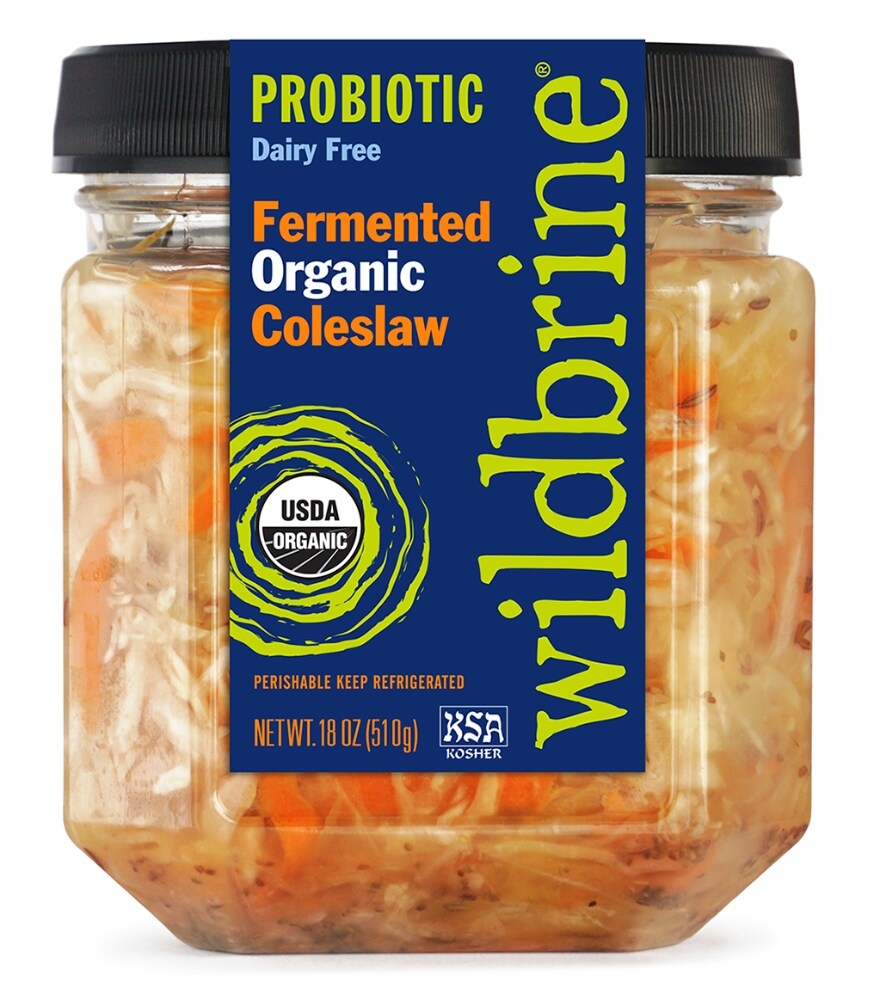 slide 1 of 1, Wildbrine Probiotic Fermented Organic Coleslaw, 18 oz