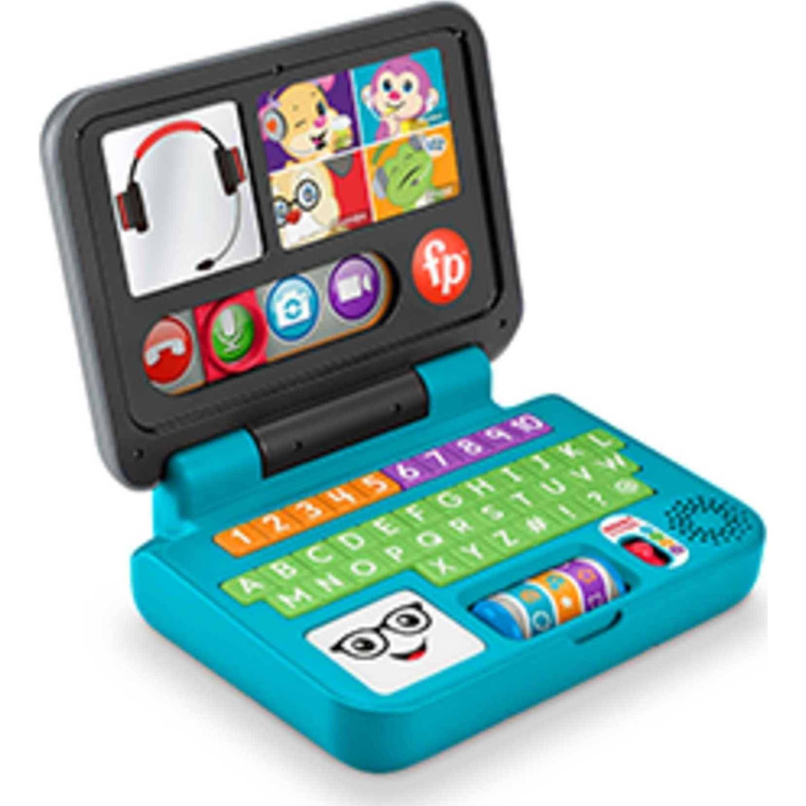 slide 1 of 6, Fisher-Price Laugh & Learn Let's Connect Laptop, 1 ct