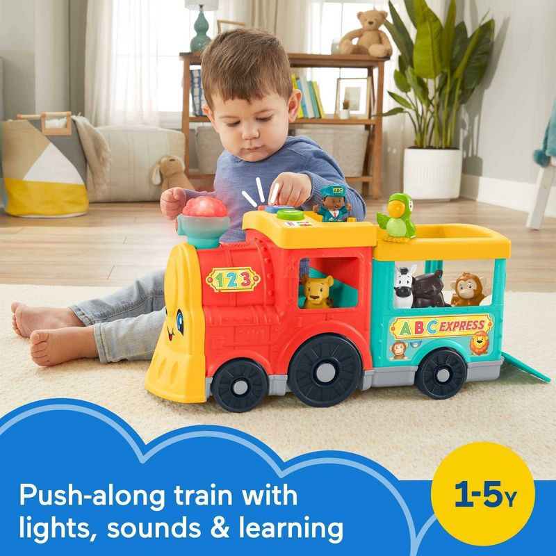 slide 2 of 6, Fisher-Price Little People Big ABC Animal Train, 1 ct