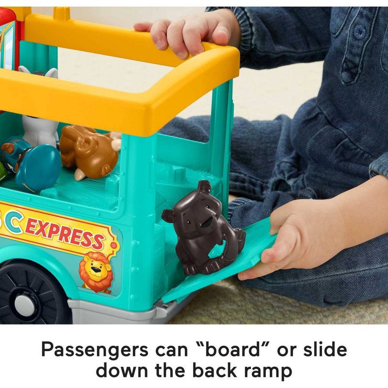 slide 5 of 6, Fisher-Price Little People Big ABC Animal Train, 1 ct