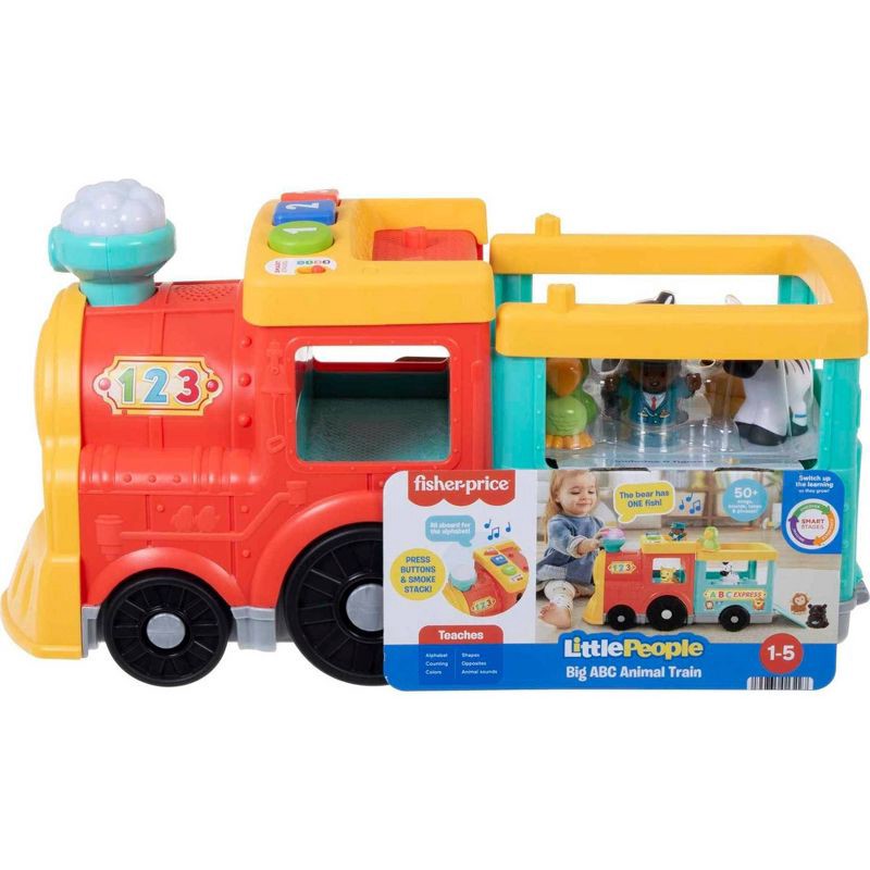 slide 6 of 6, Fisher-Price Little People Big ABC Animal Train, 1 ct