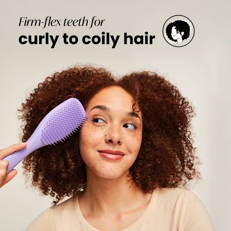 slide 4 of 10, Tangle Teezer Naturally Curly Hair Brush - Purple, 1 ct