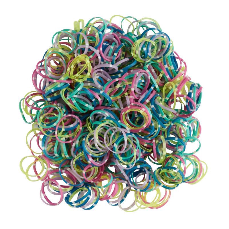 slide 3 of 4, scunci Kids Mixed Size Polybands In Acetate Box - 500ct, 500 ct