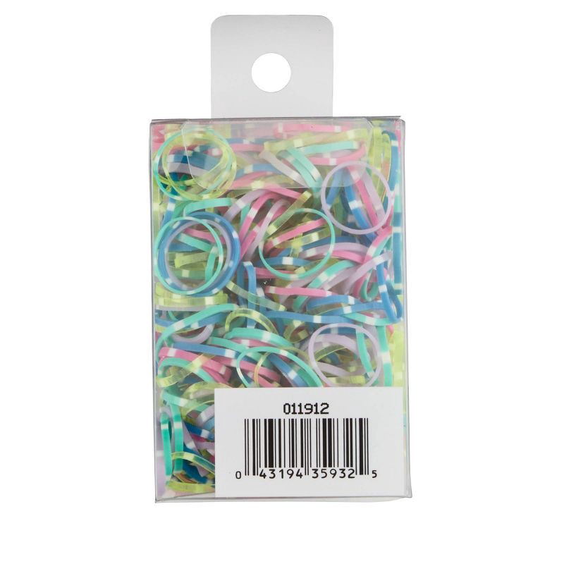 slide 2 of 4, scunci Kids Mixed Size Polybands In Acetate Box - 500ct, 500 ct