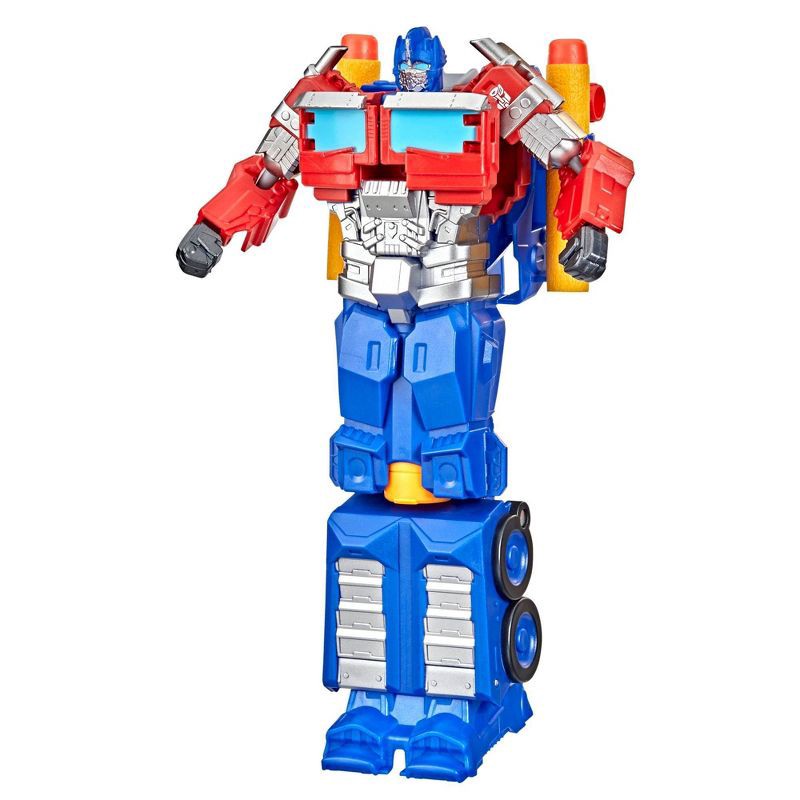 slide 5 of 8, Transformers Rise of the Beasts NERF 2-in-1 Optimus Prime Toy Blaster, 1 ct