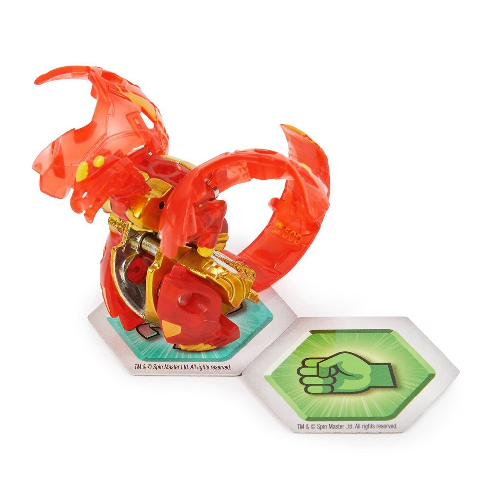 slide 2 of 4, Bakugan Evolutions Platinum Dragonoid (Red), 1 ct