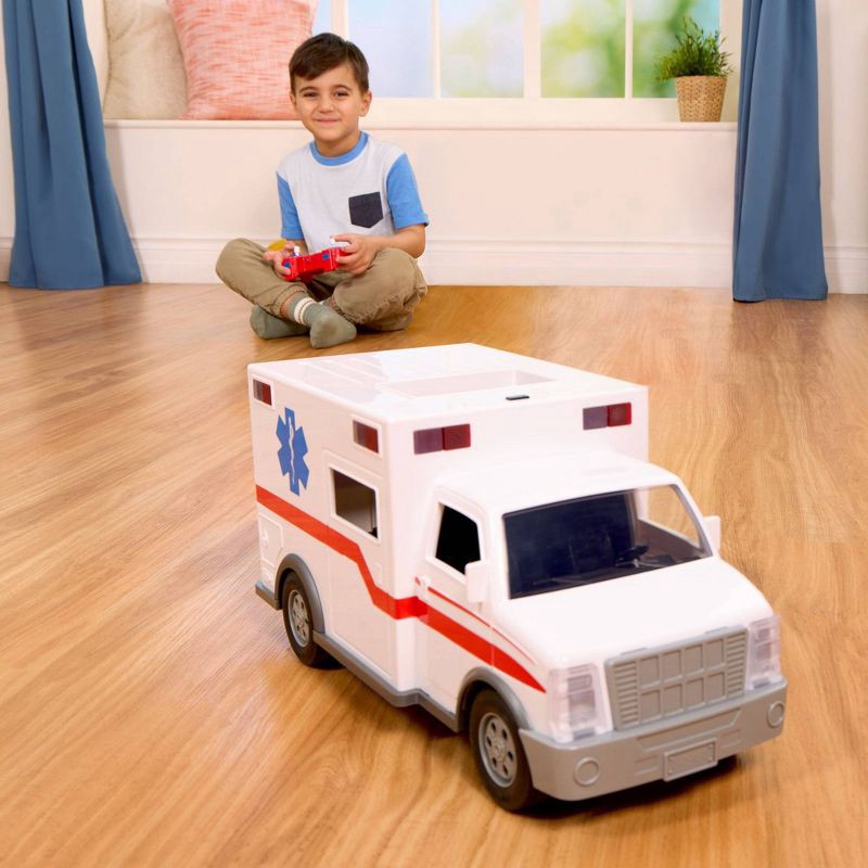 slide 3 of 9, DRIVEN by Battat RC Midrange Ambulance: Remote Control Vehicle for Fine Motor Skills Development, 1 ct