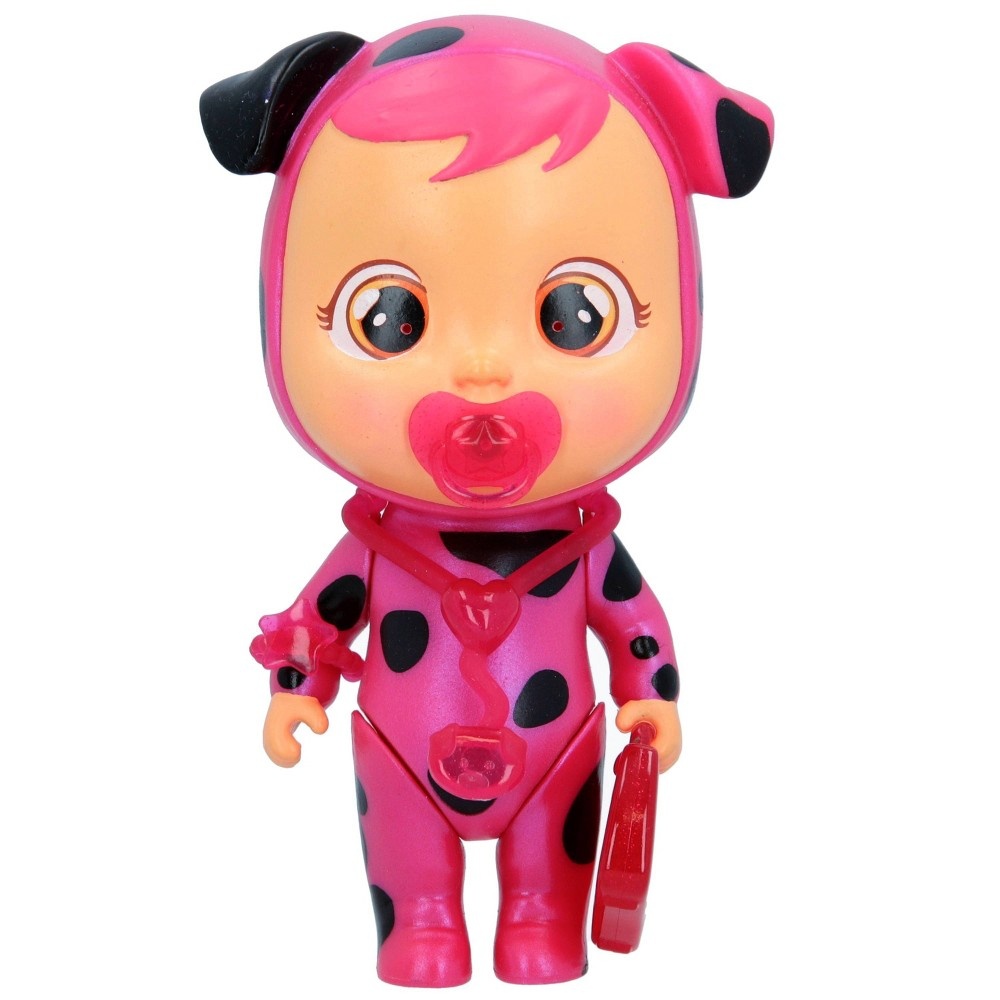 slide 3 of 9, Cry Babies Magic Tears Metallic Pink Baby Doll, 1 ct