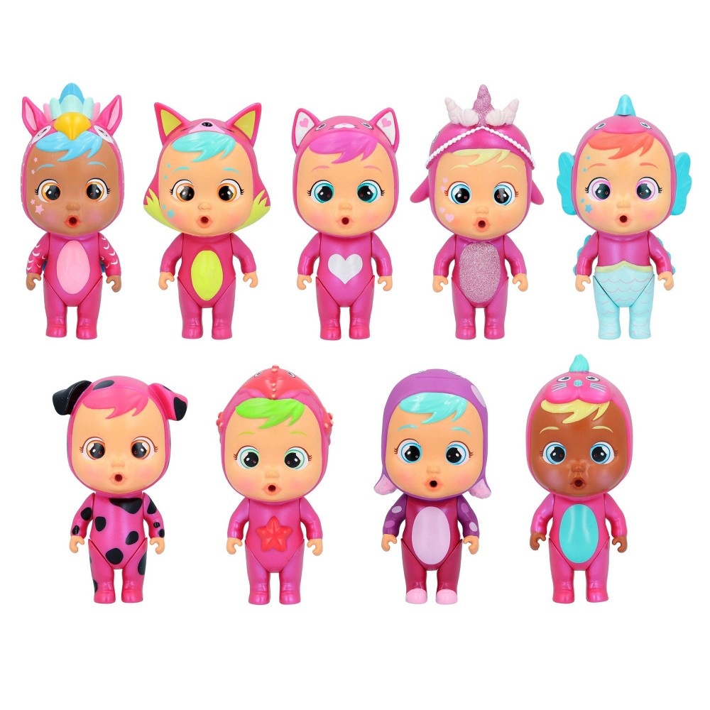 slide 7 of 9, Cry Babies Magic Tears Metallic Pink Baby Doll, 1 ct