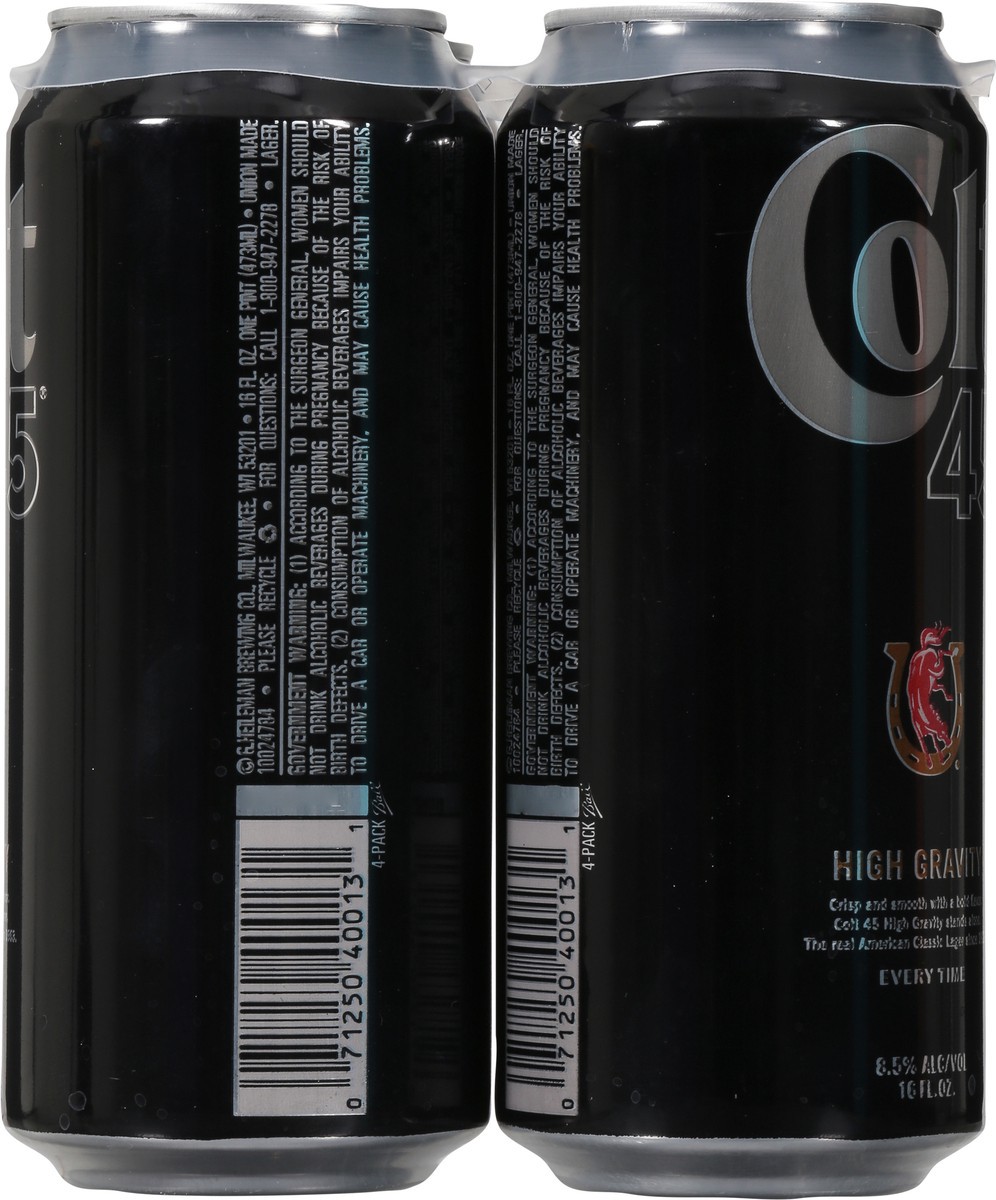 slide 8 of 9, Colt 45 High Gravity 16oz Can, 16 oz