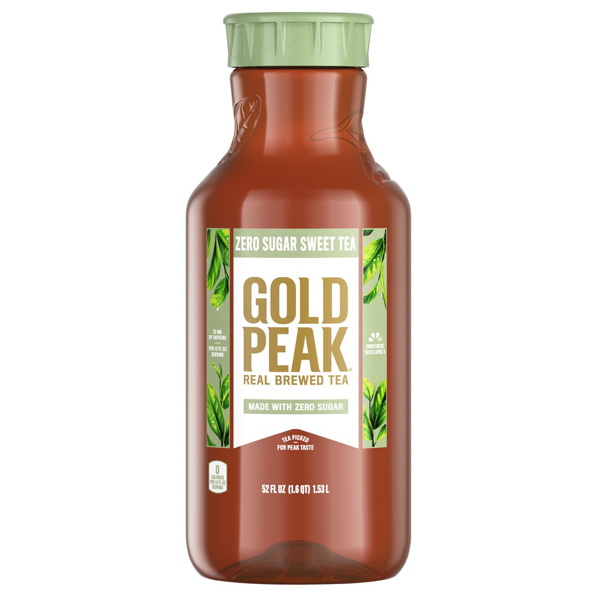 slide 1 of 5, Gold Peak Zero Sugar Sweet Tea Bottle- 52 fl oz, 52 fl oz