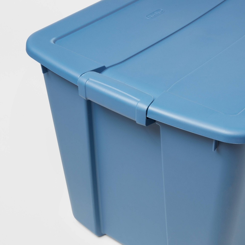 slide 2 of 4, 20gal Latching Tote Blue - Brightroom, 20 gal