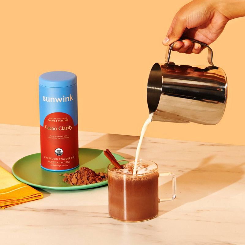 slide 2 of 9, Sunwink Cacao Clarity Vegan Superfood Mix - 4.2oz, 4.2 oz
