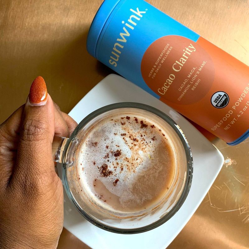 slide 4 of 9, Sunwink Cacao Clarity Vegan Superfood Mix - 4.2oz, 4.2 oz