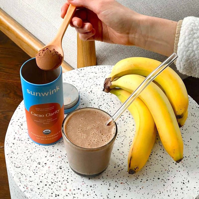 slide 7 of 9, Sunwink Cacao Clarity Vegan Superfood Mix - 4.2oz, 4.2 oz