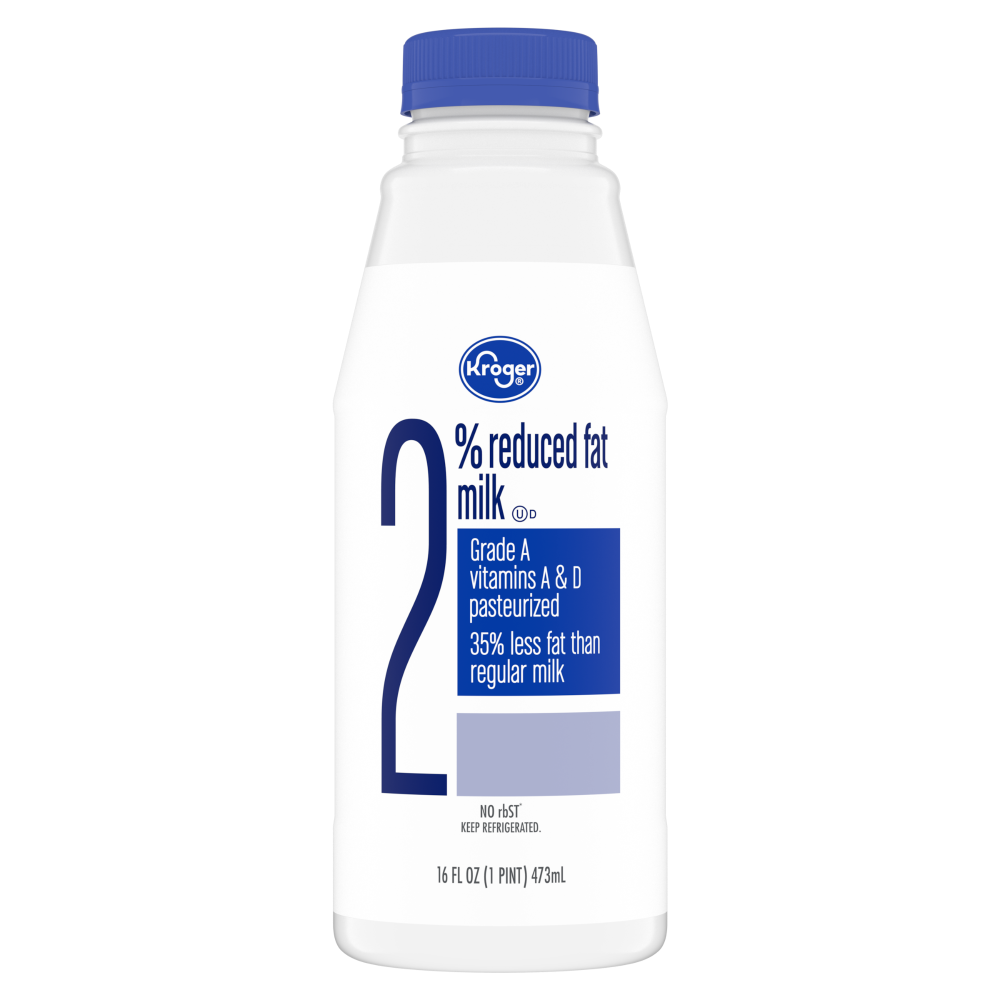 slide 1 of 1, Kroger® 2% Reduced Fat Milk, 16 fl oz