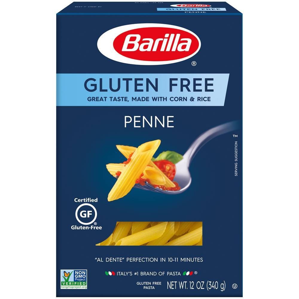 slide 1 of 8, Barilla Gluten Free Penne , 12 oz