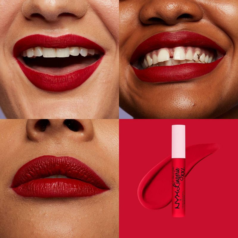 slide 3 of 6, NYX Professional Makeup Lip Lingerie XXL Smooth Matte Liquid Lipstick - 16hr Longwear - 28 Untamable - 0.13 fl oz, 0.13 fl oz