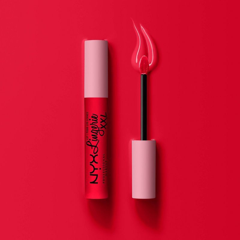 slide 5 of 6, NYX Professional Makeup Lip Lingerie XXL Smooth Matte Liquid Lipstick - 16hr Longwear - 28 Untamable - 0.13 fl oz, 0.13 fl oz