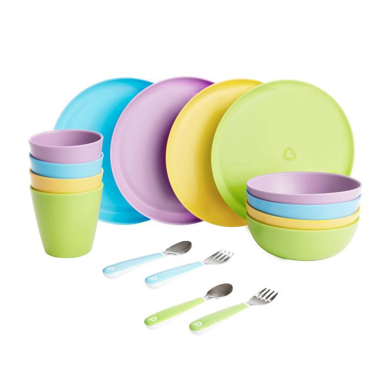 slide 1 of 5, Munchkin Toddler Dining Set - 16ct, 16 ct