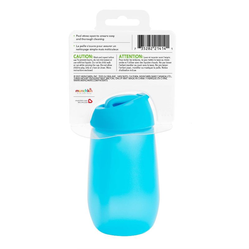 slide 7 of 7, Munchkin Simple Clean Straw Cup - 10oz - Blue, 10 oz