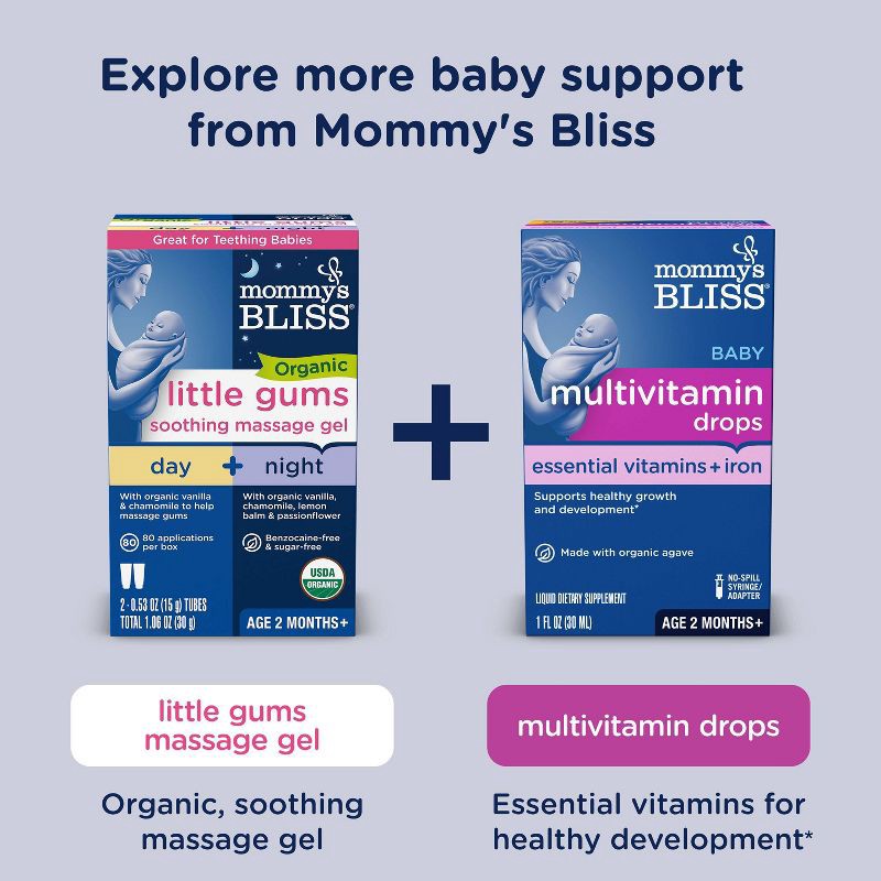 slide 8 of 9, Mommy's Bliss Organic Baby Bedtime Drops + Immunity Support - 2 fl oz, 2 fl oz