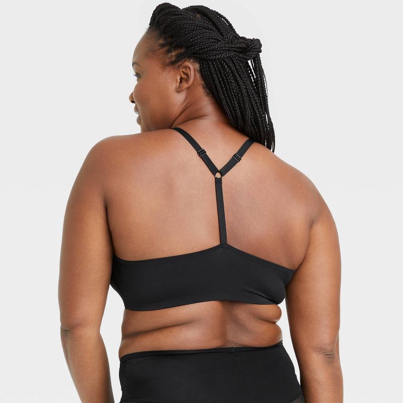 slide 3 of 5, Women's Signature Smooth Bralette - Auden™ Black XL, 1 ct