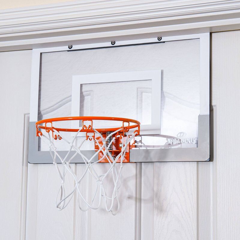 slide 3 of 6, Spalding 180 Arena Slam Over-The-Door Basketball Hoop, 1 ct