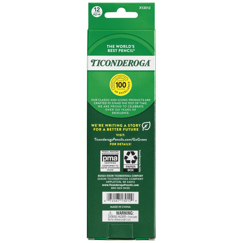 slide 2 of 7, Ticonderoga 12ct My First Pencil Presharp Neon: Jumbo Fat Primary Toddler Pencils, Non-Toxic, Latex-Free, 3.3mm, 12 ct