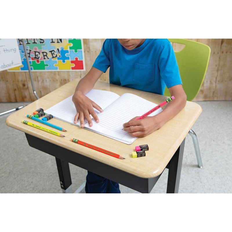 slide 6 of 7, Ticonderoga 12ct My First Pencil Presharp Neon: Jumbo Fat Primary Toddler Pencils, Non-Toxic, Latex-Free, 3.3mm, 12 ct