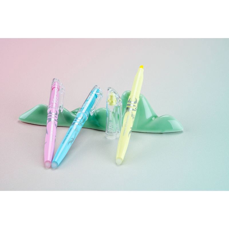 slide 4 of 7, Pilot 10pk FriXion Light Pastel Erasable Highlighters Chisel Tip Colorful Inks, 10 ct