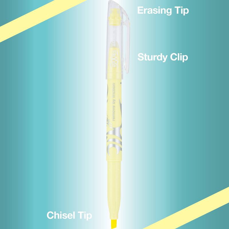 slide 5 of 7, Pilot 10pk FriXion Light Pastel Erasable Highlighters Chisel Tip Colorful Inks, 10 ct