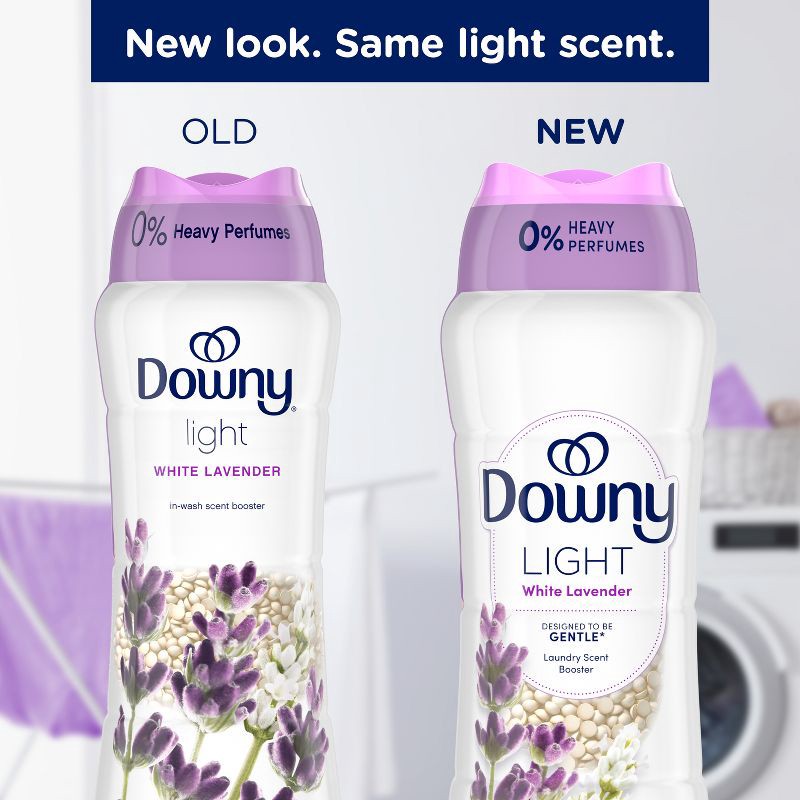 slide 2 of 11, Downy Light White Lavender Laundry Scent Booster Beads for Washer with No Heavy Perfumes - 24oz, 24 oz