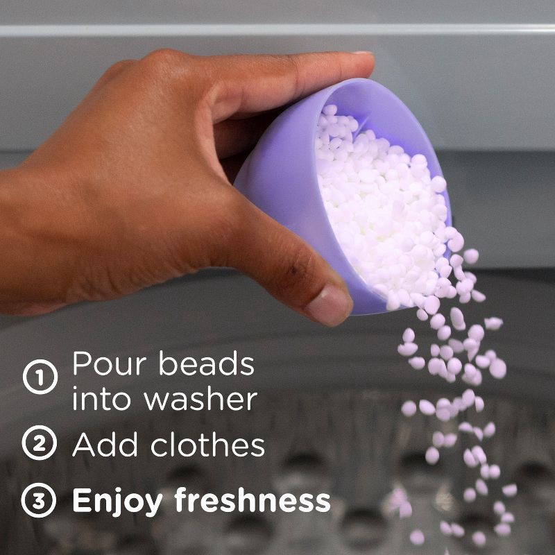 slide 6 of 11, Downy Light White Lavender Laundry Scent Booster Beads for Washer with No Heavy Perfumes - 24oz, 24 oz